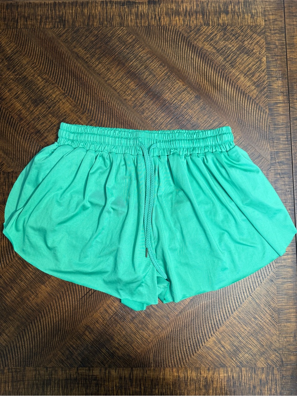 Daybreak Women’s Athletic Flow Shorts with Compression Liner-mint green